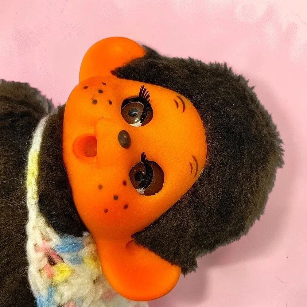 VTG 70s 1st Gen Toho Sekiguchi Monchhichi Sleepy Eyes Thumb Sucking Monkey Plush